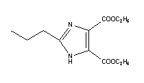 2-丙基-1H-咪唑-4,5-二羧酸二乙酯